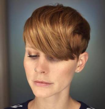Pixie Haircut with Bangs