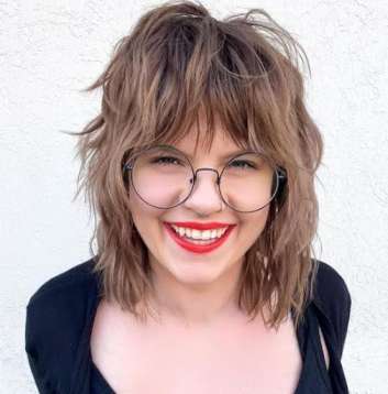 Shag Haircut with Bangs