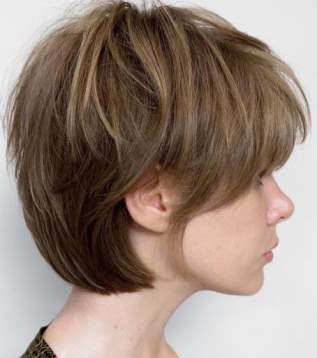 Short, Textured Haircuts with Bangs