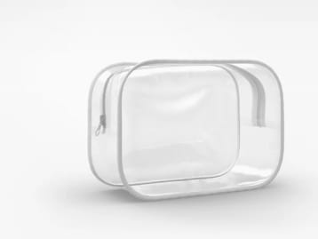 transparent cosmetic bags